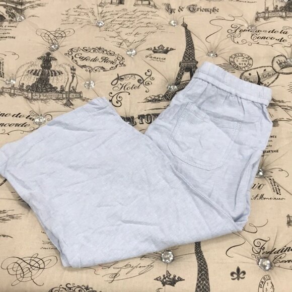 Style & Co Wide-Leg Linen Cropped Pants - Picture 7 of 7